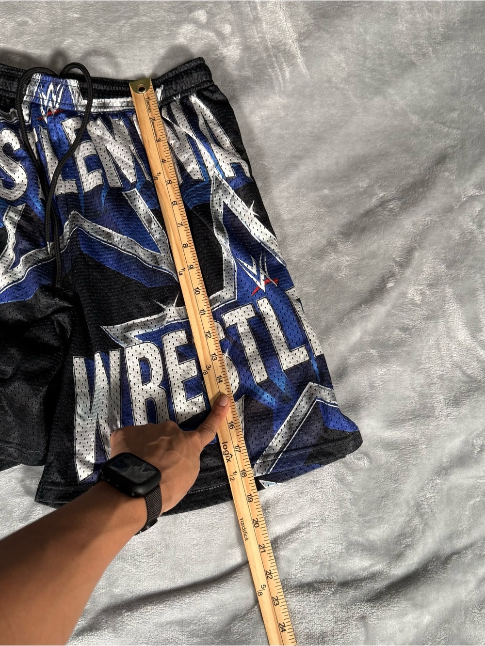 Chalk Line Wrestlemania AOP Mesh Shorts Mens XL 6” Wrestling WWE Black - Picture 7 of 9